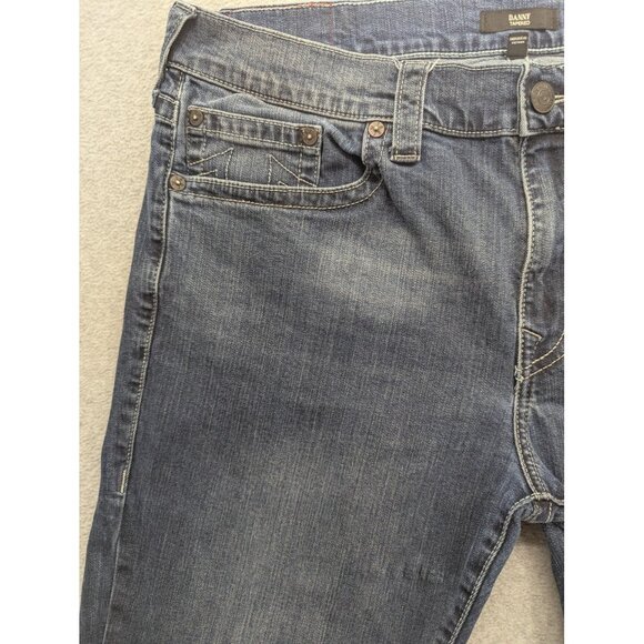 True Religion Danny Jeans Mens 38 Blue Tapered Leg Stretch Denim Casual - Picture 2 of 14